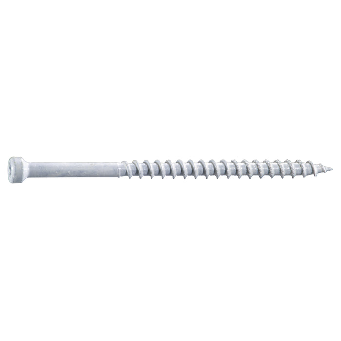 #9 x 3" White Painted 304 Stainless Steel Star Drive Trim Head Saberdrive Deck Screws