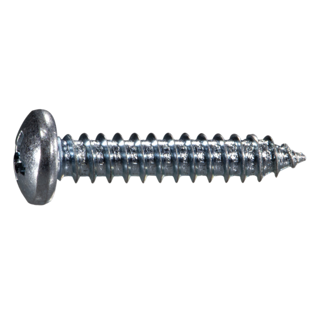 #8 x 7/8" Zinc Plated Steel Phillips Pan Head Sheet Metal Screws