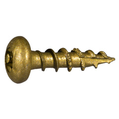 SaberDrive® TAN XL1500 Coated T-25 Star Drive Pan Head Exterior Deck Screws - 1 LB. Tubs