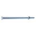 1/4"-20 x 6" Zinc Plated Steel Coarse Thread Slotted Flat Head Stove Bolts