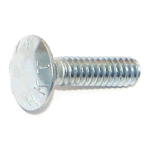 10-24 x 3/4" Zinc Plated Steel Coarse Thread Carriage Bolts
