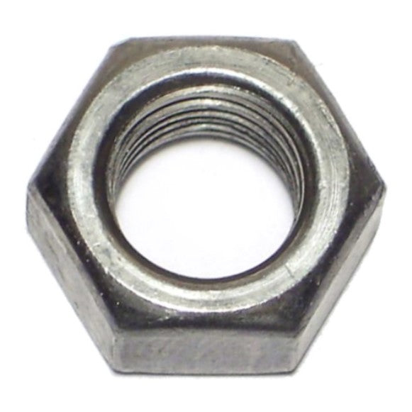 7/16"-20 Plain Steel Fine Thread Left Hand Hex Nuts