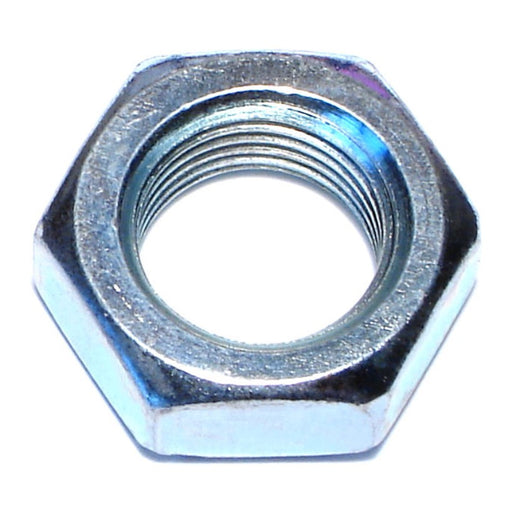 5/8"-18 x 1-1/16" Zinc Plated Steel Fine Thread Hex Jam Nuts