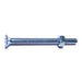 1/4"-20 x 3" Zinc Plated Steel Coarse Thread Slotted Flat Head Stove Bolts