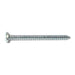 #14 x 3" Zinc Plated Steel Slotted Pan Head Sheet Metal Screws