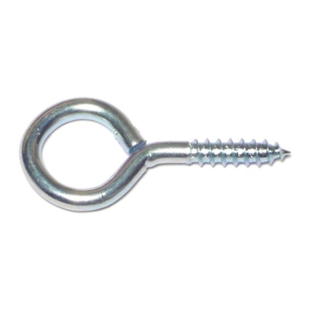 3/16" x 7/16" x 113/16" 106 Zinc Plated Steel Screw Eyes — Fastener Line
