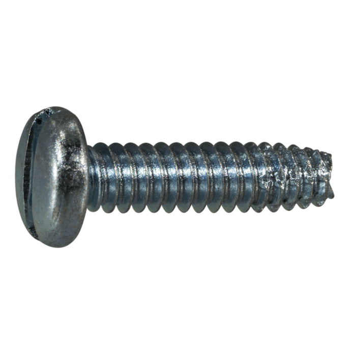 #10-24 x 3/4" Zinc Plated Steel Coarse Thread Slotted Pan Head Thread Cutting Screws