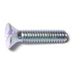 #8-32 x 3/4" Zinc Plated Steel Coarse Thread Slotted Flat Head Machine Screws