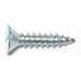 #6 x 5/8" Zinc Plated Steel Slotted Flat Head Wood Screws