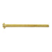 #6-32 x 2" Brass Coarse Thread Slotted Round Head Machine Screws