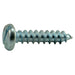 #6 x 5/8" Zinc Plated Steel Slotted Pan Head Sheet Metal Screws