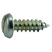 #10 x 5/8" Zinc Plated Steel Slotted Pan Head Sheet Metal Screws