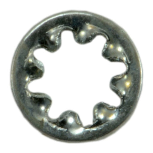 #2 x 5/64" x 13/64" Zinc Plated Grade 2 Steel Internal Tooth Lock Washers