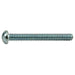 #4-40 x 1" Zinc Plated Steel Coarse Thread Slotted Round Head Machine Screws