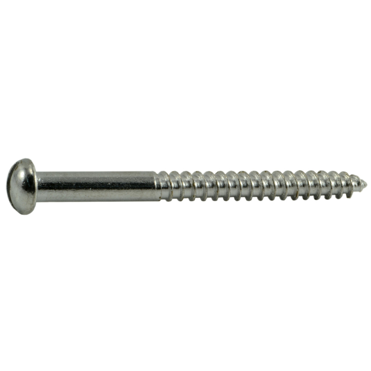 #8 x 2" Steel Slotted Round Head Wood Screws