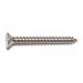 #8 x 1-1/2" 18-8 Stainless Steel Slotted Flat Head Sheet Metal Screws