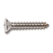 #8 x 1" 18-8 Stainless Steel Slotted Oval Head Sheet Metal Screws