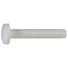 1/4"-20 x 1-1/2" Nylon Plastic Coarse Thread Slotted Binding Machine Screws
