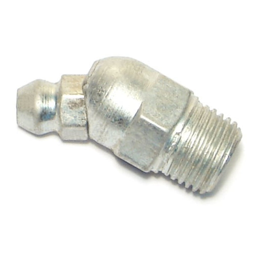 1/8IP Zinc Plated Steel 30 Degree Angle Grease Fittings