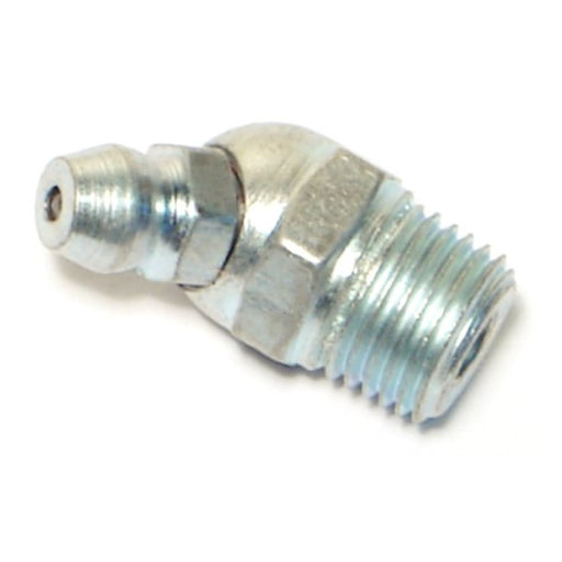 1/8IP Zinc Plated Steel 45 Degree Angle Grease Fittings