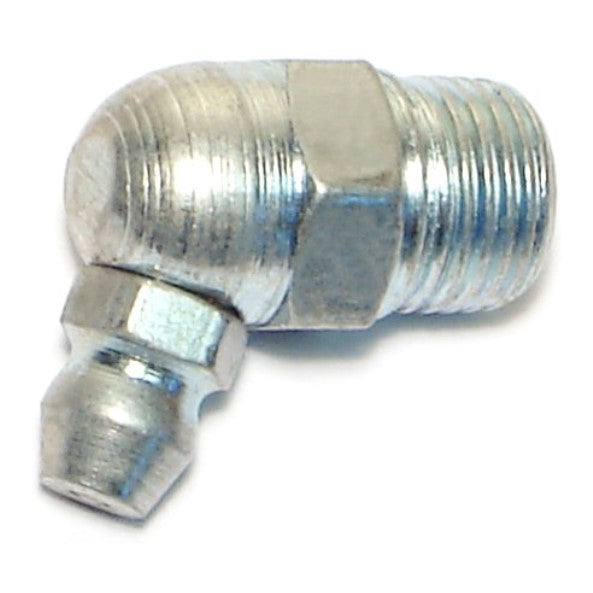 1/8IP Zinc Plated Steel 65 Degree Angle Grease Fittings