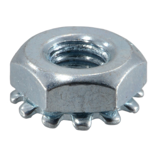 #10-32 Zinc Plated Grade 2 Steel Fine Thread Kep Lock Nuts