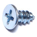 #8 x 3/8" Zinc Plated Steel Phillips Flat Head Sheet Metal Screws