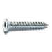 #12 x 1-1/2" Zinc Plated Steel Square Drive Flat Head Sheet Metal Screws