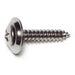 #10 x 1" Steel Phillips Oval Trim Washer Head Sheet Metal Screws