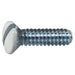 #6-32 x 1/2" White Painted Steel Coarse Thread Slotted Oval Head Switch Plate Screws