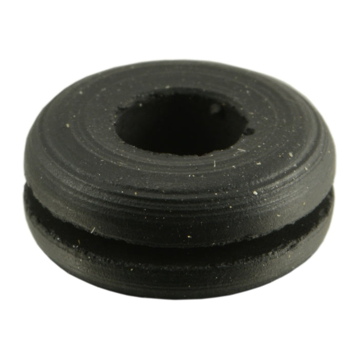 3/16" x 7/16" x 5/16 x 1/16" Black Rubber Grommets