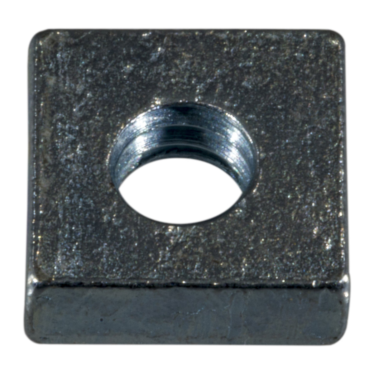#12-24 Zinc Plated Steel Coarse Thread Square Nuts