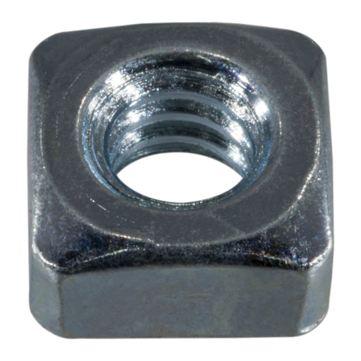 1/4"-20 Zinc Plated Steel Coarse Thread Square Nuts
