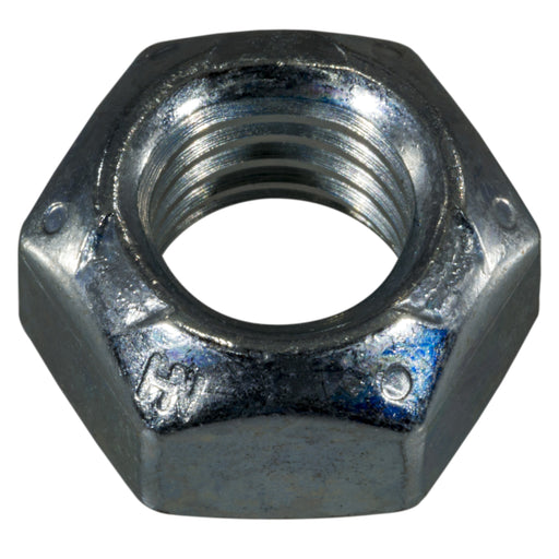 9/16"-12 Zinc Plated Grade 2 Steel Coarse Thread Lock Nuts