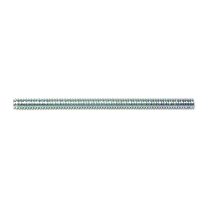 #10-24 x 3" Zinc Plated Grade 2 Steel Coarse Thread Threaded Rods