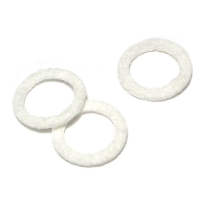 15/32" x 5/8" x 1/8IP White Felt Washers
