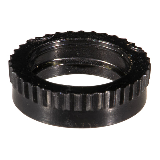 3/8"-27 Black Plastic Dress Nuts