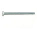 #6-32 x 2" Zinc Plated Steel Coarse Thread Slotted Indented Hex Head Machine Screws