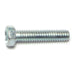 #8-32 x 3/4" Zinc Plated Steel Coarse Thread Slotted Indented Hex Head Machine Screws