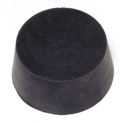 2" x 1-3/4" x 1" #10-1/2" Black Rubber Stoppers