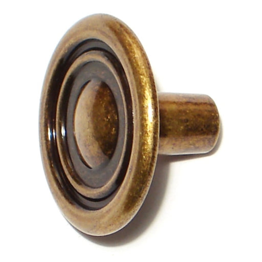 1-1/4" Antique English Brass Door Knobs