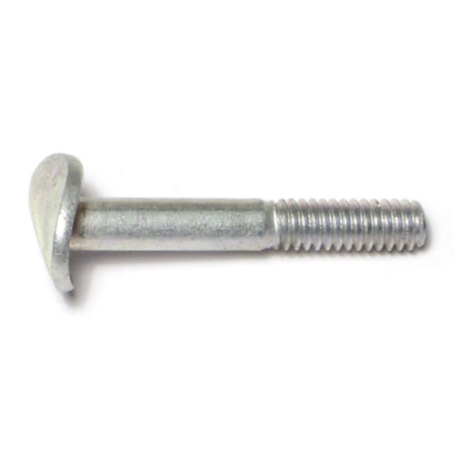 1/4"-20 x 1-3/4" Zinc Plated Steel Coarse Thread Curved Head Machine Screws