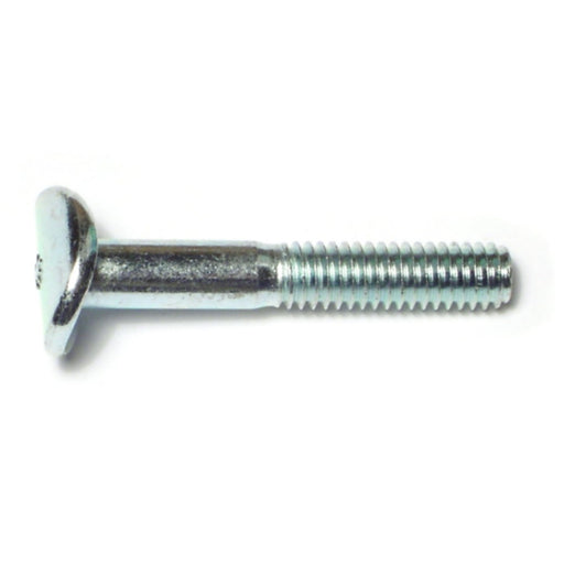 5/16"-18 x 2" Zinc Plated Steel Coarse Thread Curved Head Machine Screws