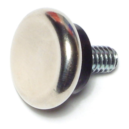 7/8" Cushioned Nickel Furniture Glides