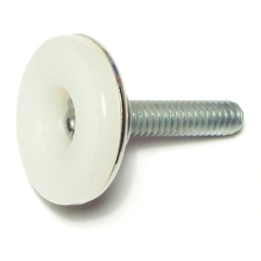 1/4"-20 x 1" Nickel Coarse Thread Non-Swivel Glides