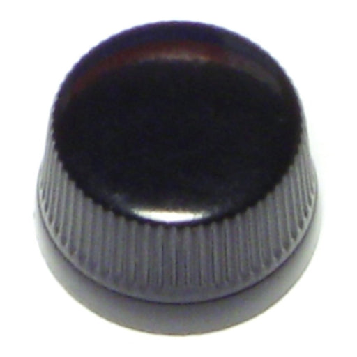 11/16" x 1/4" Black Plastic Appliance Knobs