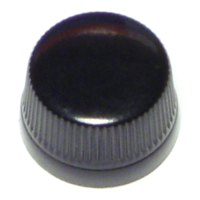 11/16" x 1/4" Black Plastic Appliance Knobs