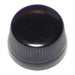 11/16" x 1/4" Black Plastic Appliance Knobs