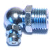 10mm-1.0 x 12mm x 21mm Zinc Plated Steel Extra Fine Thread 90 Degree Angle Grease Fittings