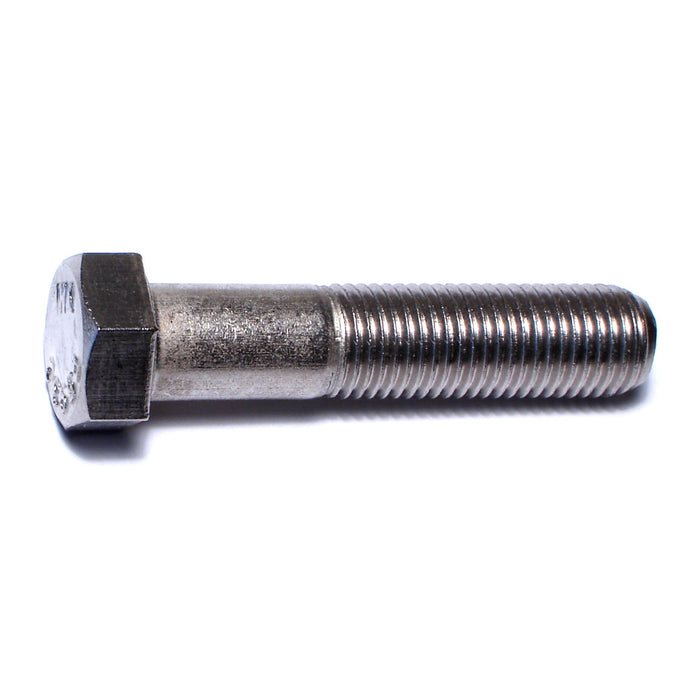 7/16"-20 x 2" 18-8 Stainless Steel Fine Thread Hex Cap Screws